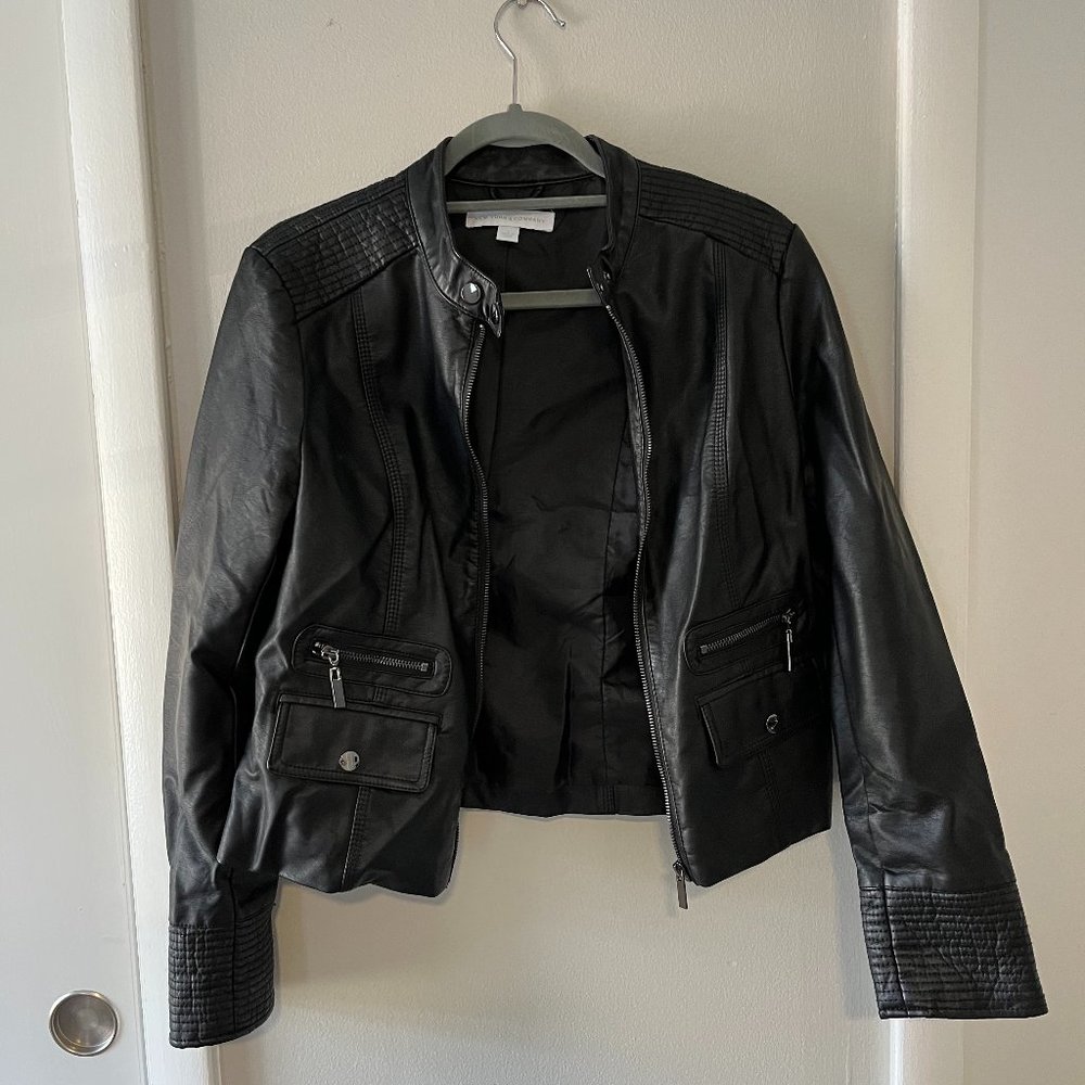 New York & Company Faux Leather Jacket